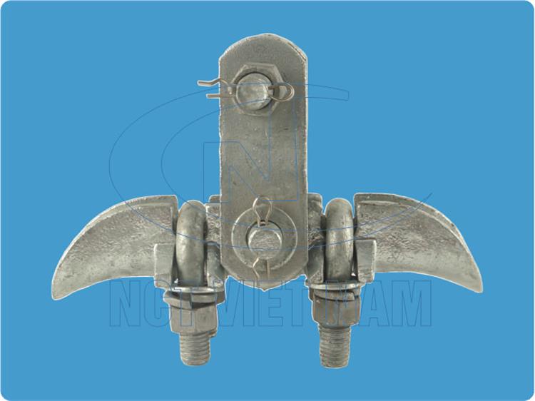 Iron casting suspension clamp