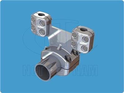 T connector from tube to double conductor