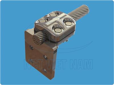 Vertical terminal clamp for 01 conductor